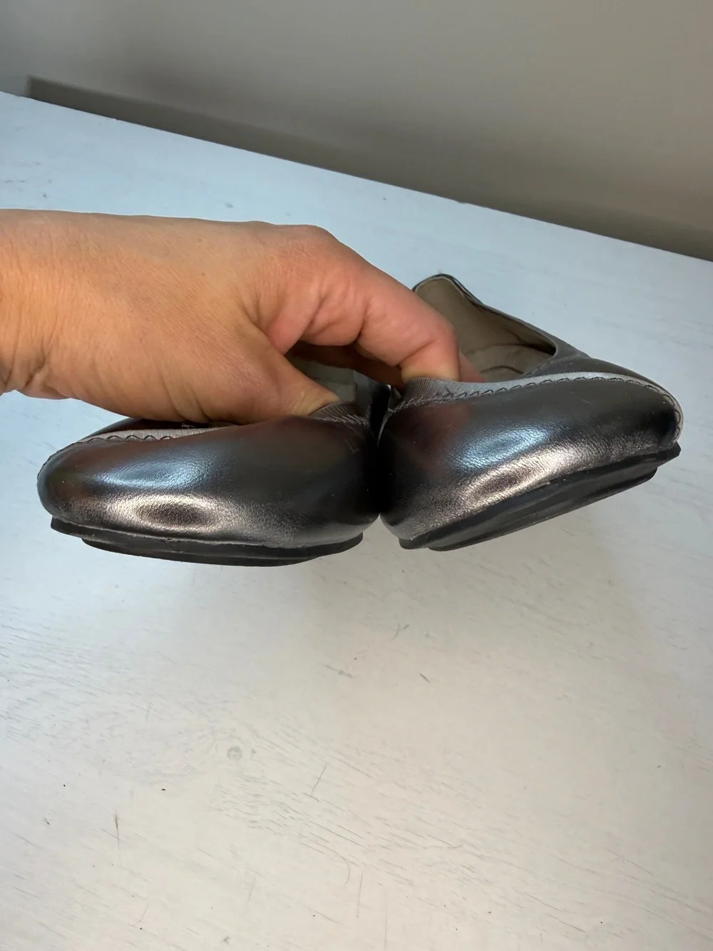 Vionic Spark Caroll Classic Ballet Flat Metallic Women’s Shoes Size 7